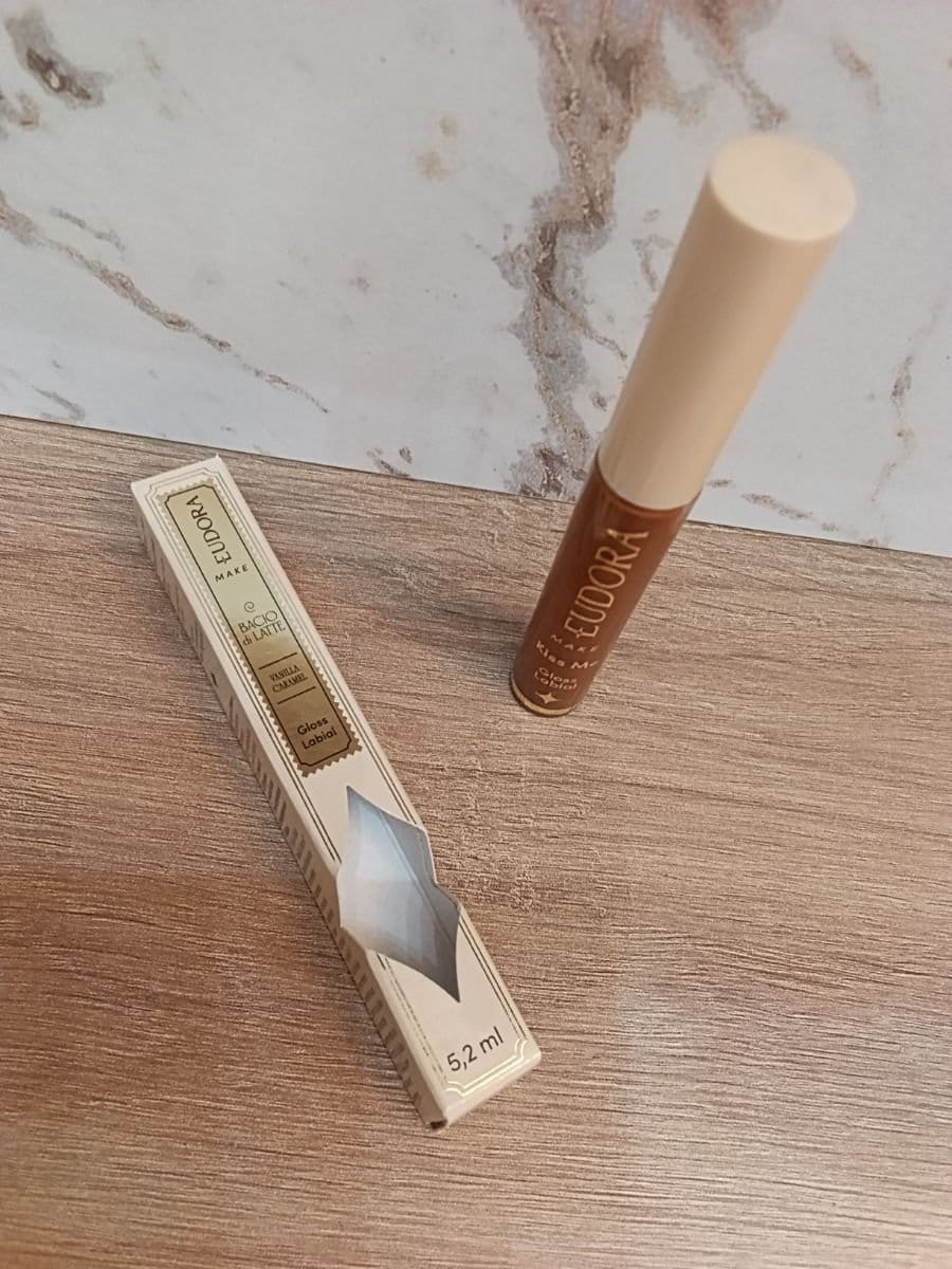 Batom gloss labial canela ou vanila caramelo - Foto 3
