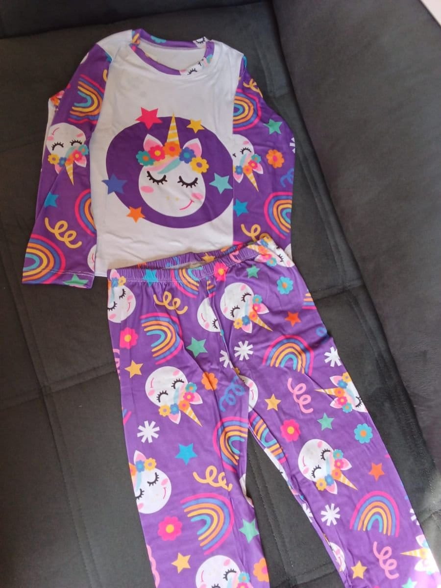 Pijama longo malha suede infantil linha luxo - Foto 5