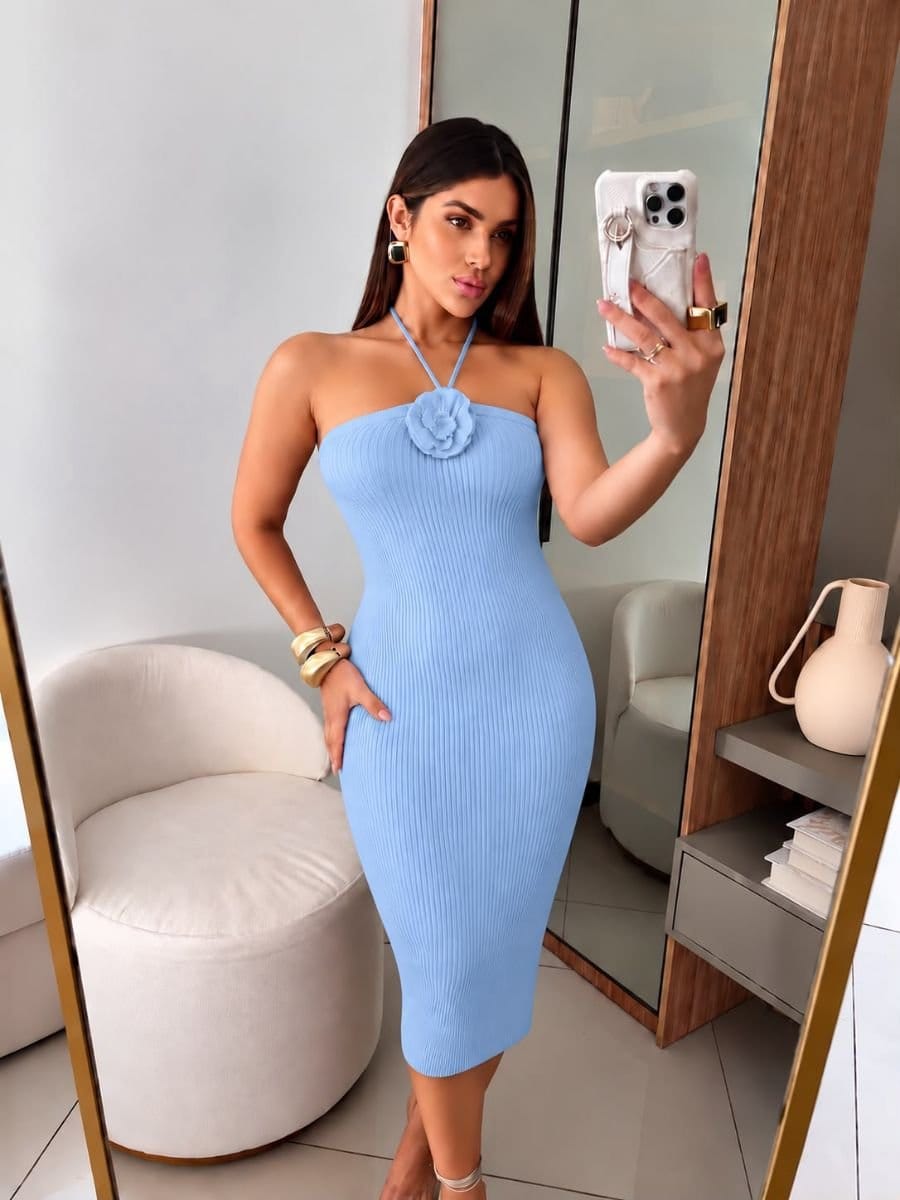 Vestido modal flor 🌹 - Foto 1
