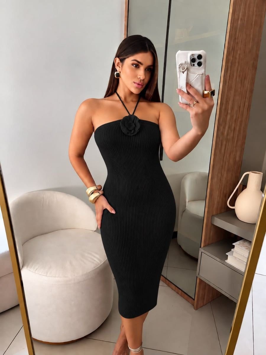 Vestido modal - Foto 1