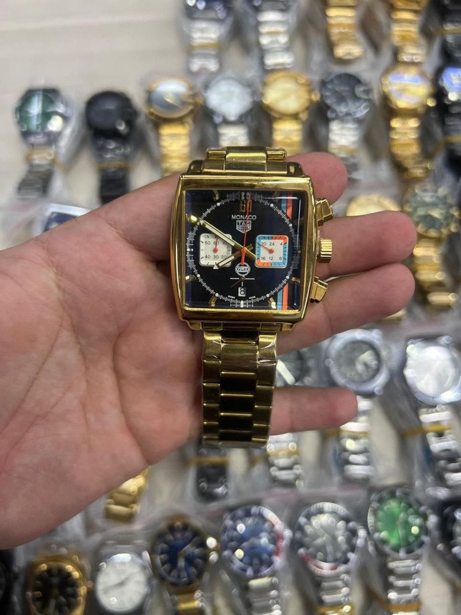 🔥*FUNCIONAL*🔥 *MODELO TAG HEUER MONACO*⌚️ *1 LINHA* *FUNCIONAL* *A BATERIA* *RESISTENTE A RESPINGOS DAGUA* *CAIXA EM AÇO* *PULSEIRA EM AÇO* *LINDO DEMAIS*😍 - Foto 5