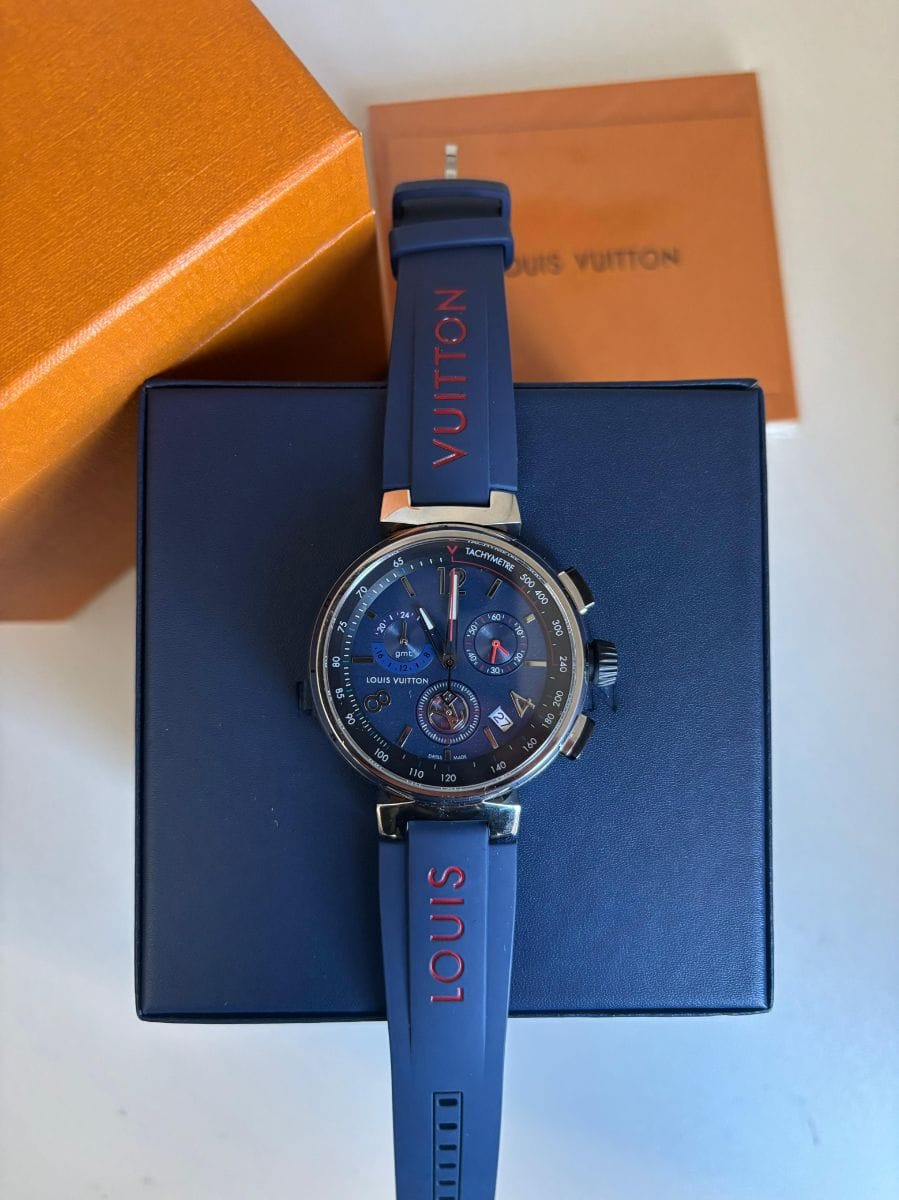 PROMOÇÃO! Louis Vuitton Tambour Premium Top * Cronógrafo funcional * Acabamento premium * Garantia de 1 ano - Foto 1