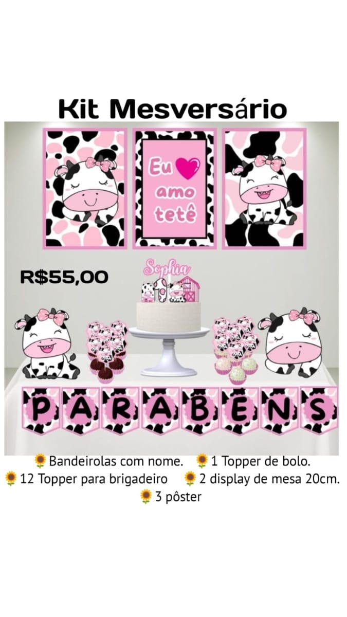 Kit Mêsversário - Foto 1
