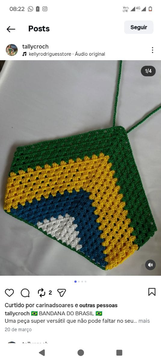 Top de crochê - Foto 2
