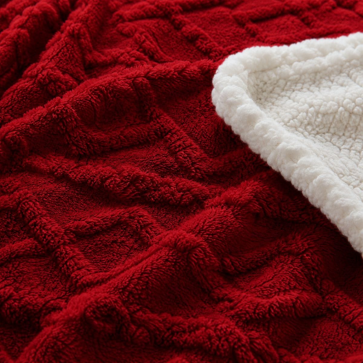 Cobertor Manta Casal e Queen Sherpa Edredrom Pele de Carneiro para o Frio Toque Macio. - Foto 3
