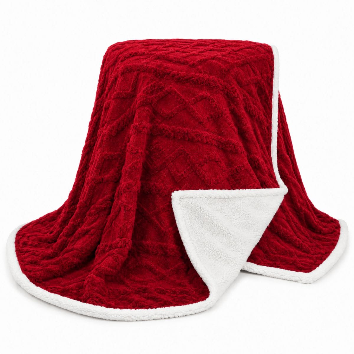 Cobertor Manta Casal e Queen Sherpa Edredrom Pele de Carneiro para o Frio Toque Macio. - Foto 2