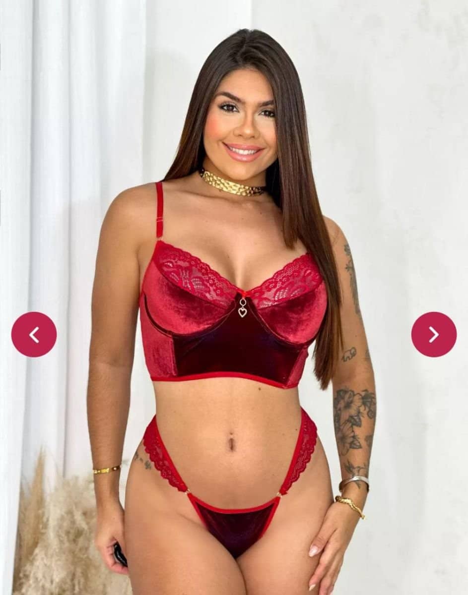 Lingerie veludo