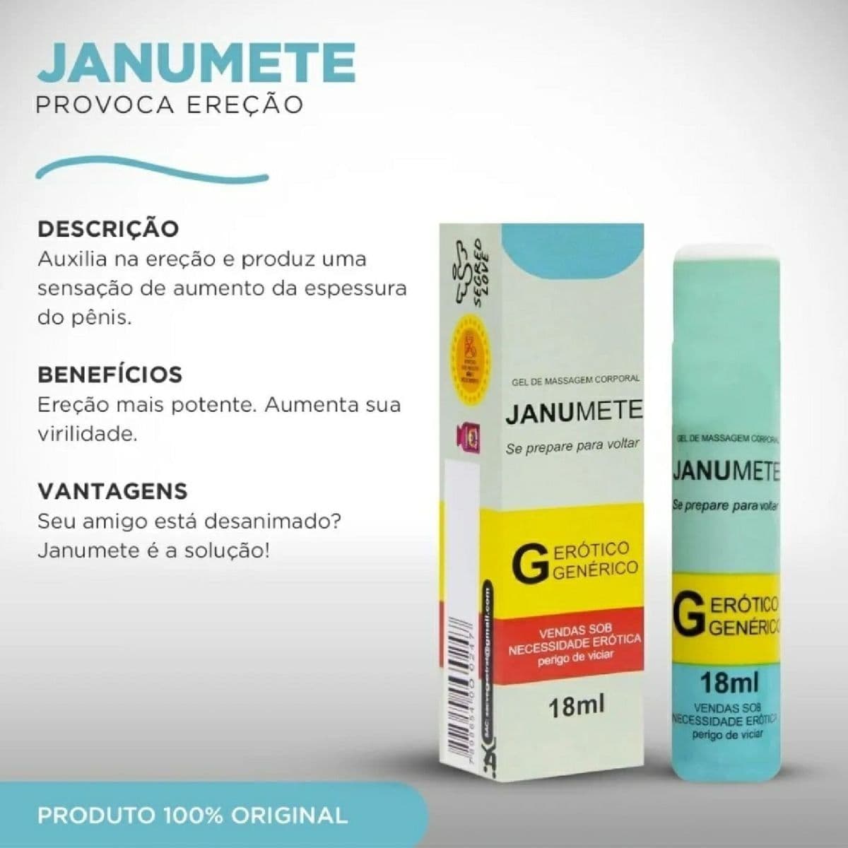 Gel ereção