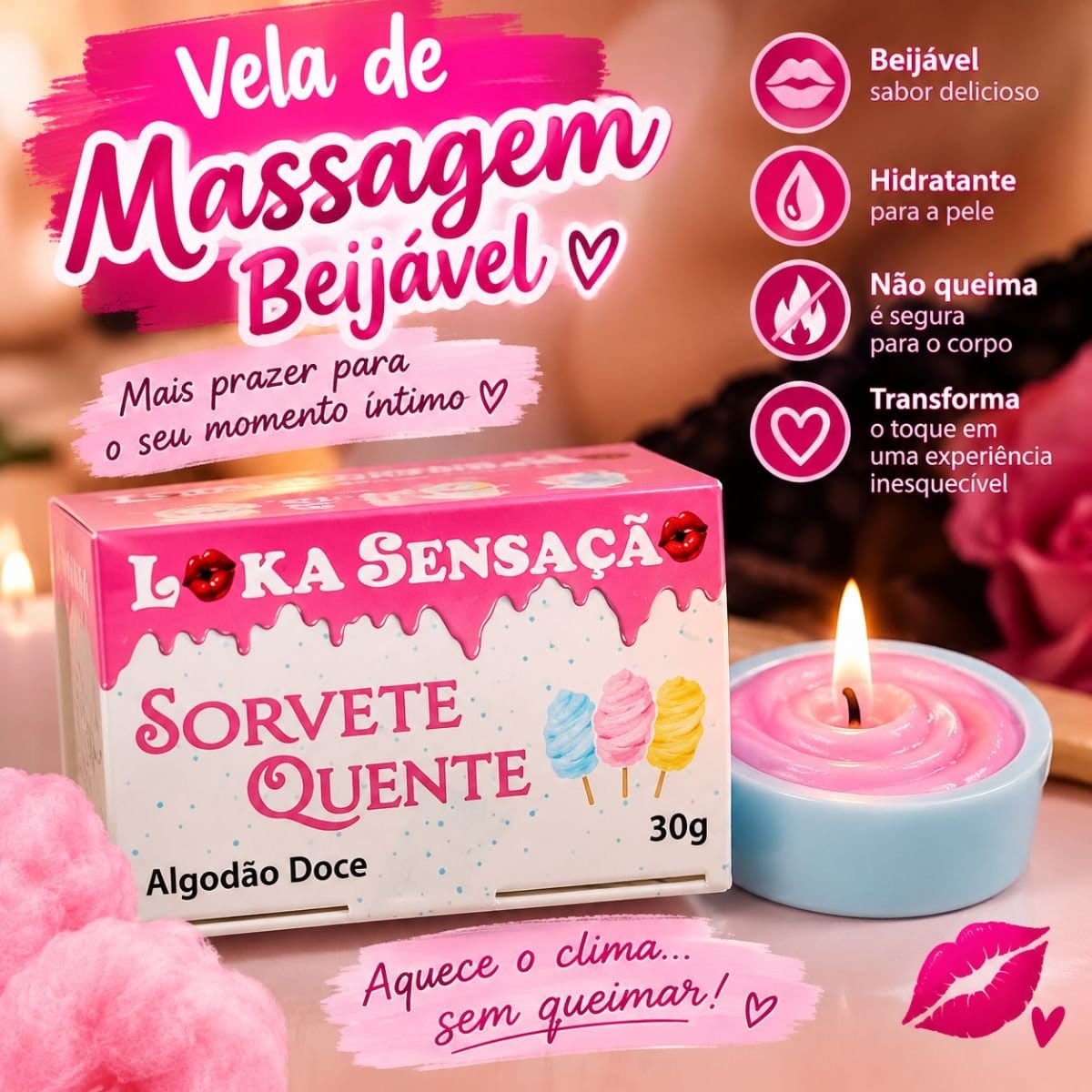 Vela beijavel - Foto 1