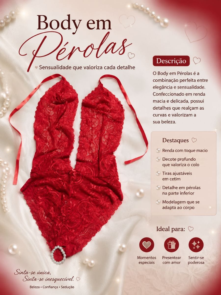Body pérolas tailandesa - Foto 1