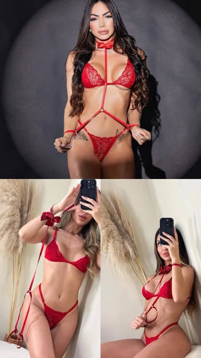 Lingerie vermelha
