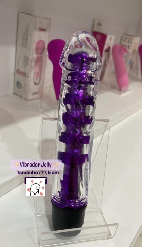 Vibrador jelly 2 em 1 - Foto 1