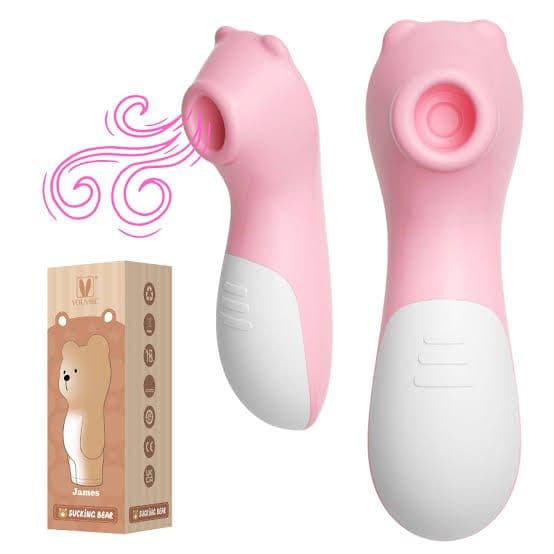 Vibrador sugador ursinho