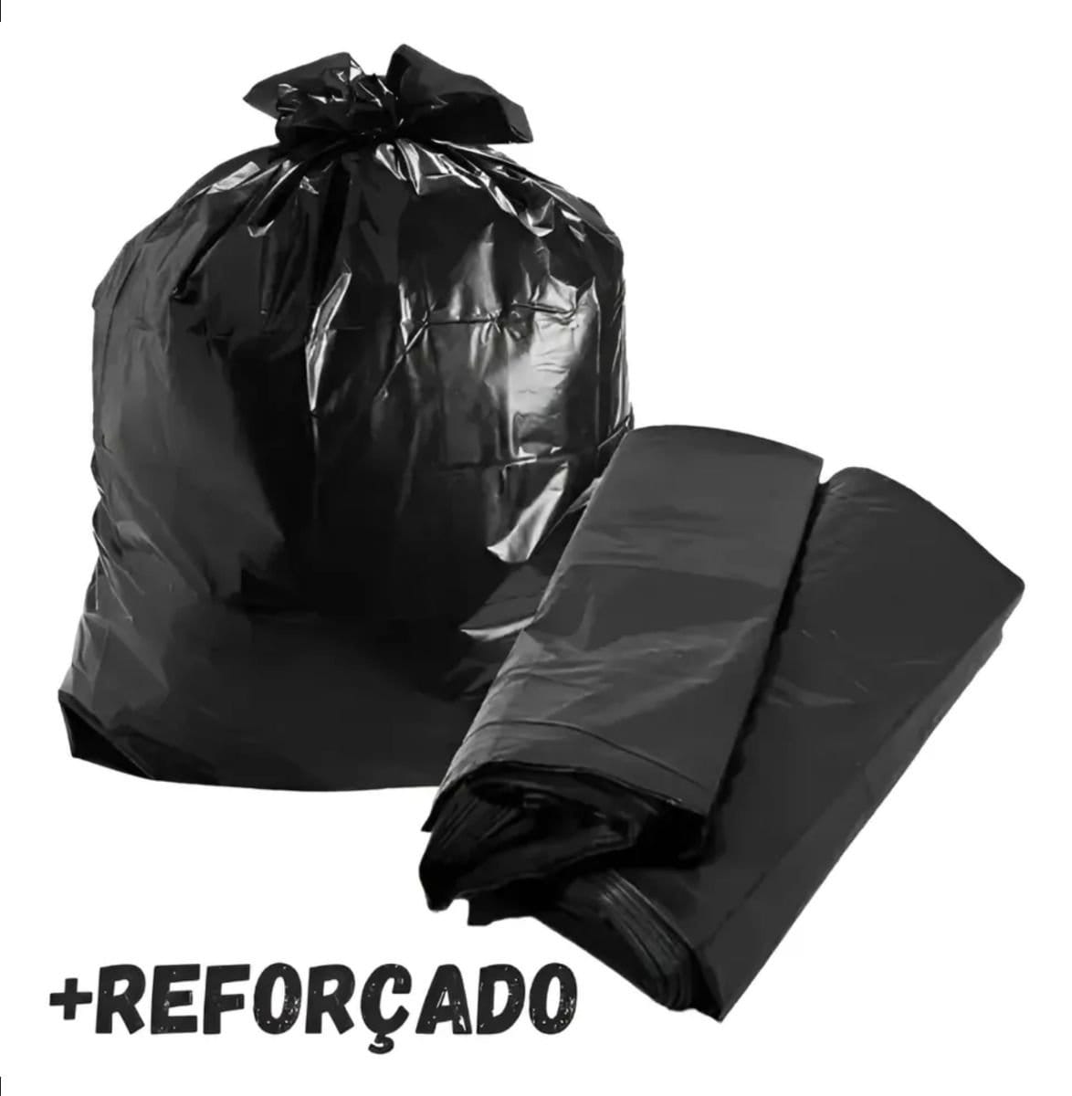 Sacos preto reforçado kit c/05 unidades - Foto 3