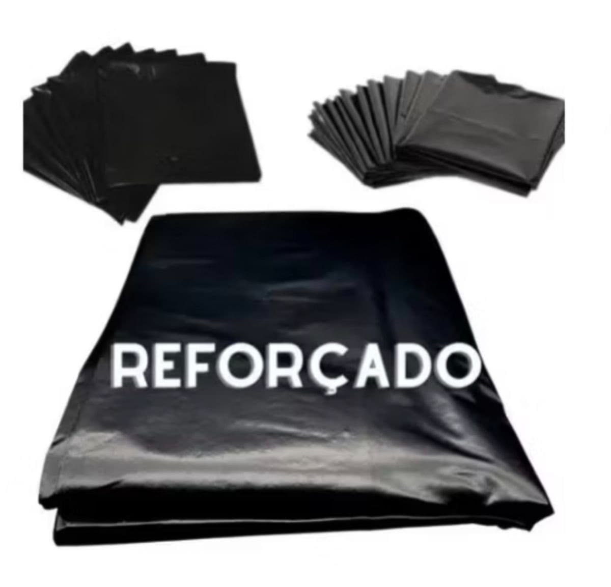 Sacos preto reforçado kit c/05 unidades - Foto 2