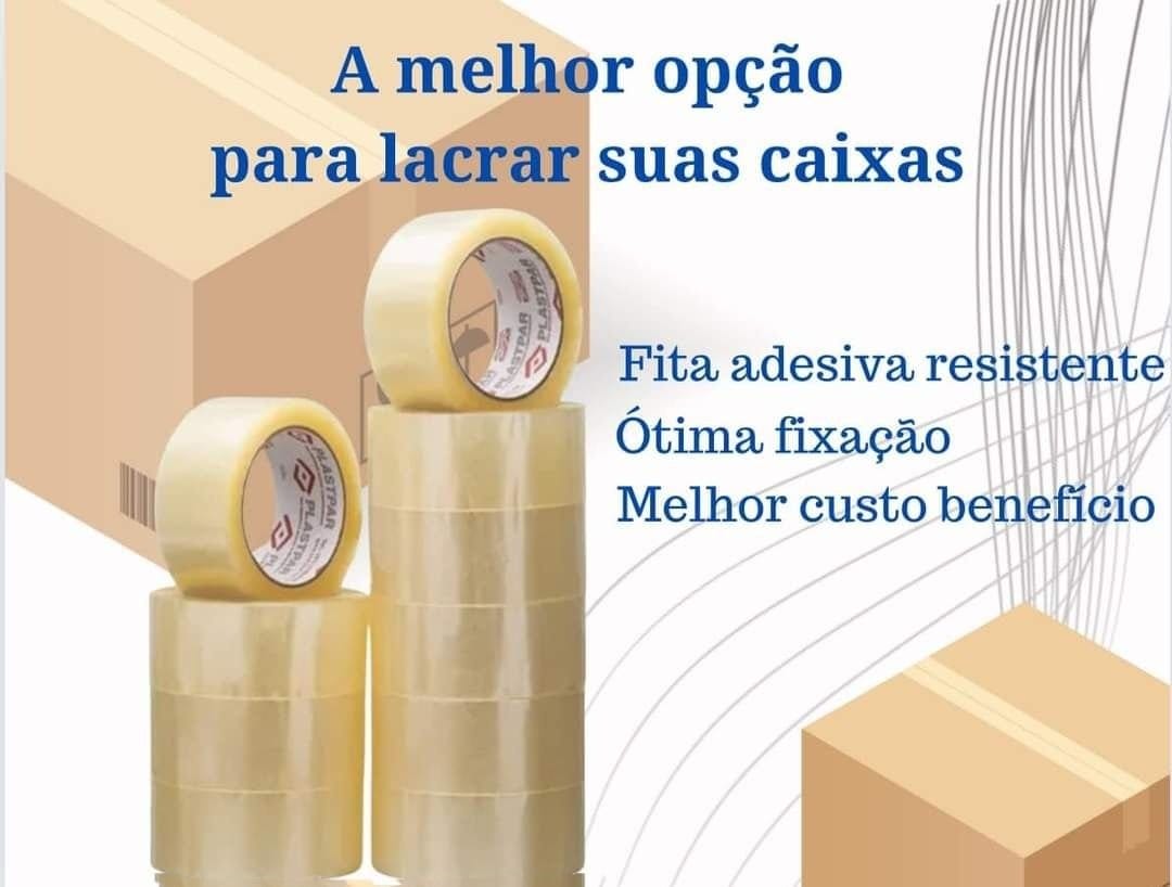 Fita adesiva 45mmx100m - Foto 2