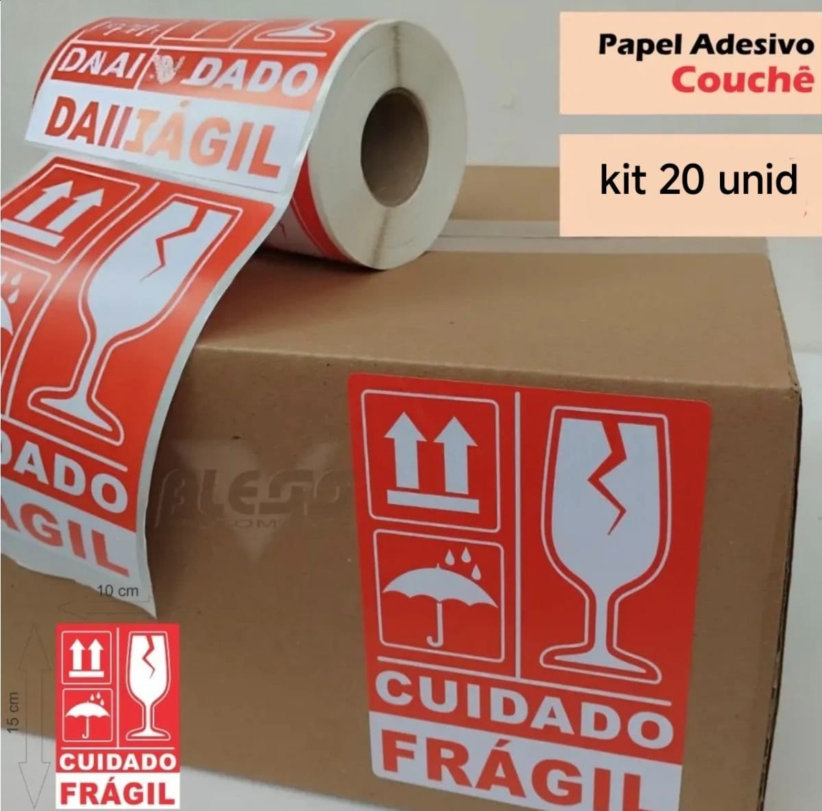 Adesivos frágil - Foto 4