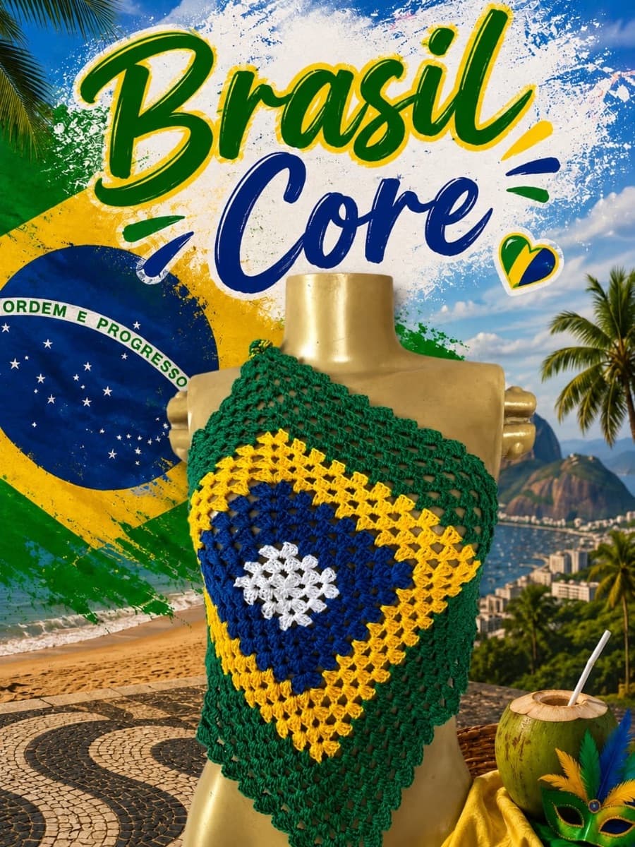 Cropped Brasileirinha
