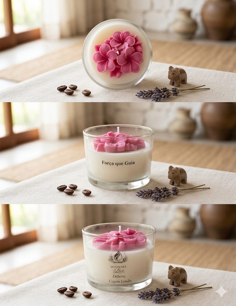 Vela Aromática Mulheres de Luz | Velas Decorativas Premium | Presente Sofisticado | Ana, Débora, Sara, Rute - Foto 1