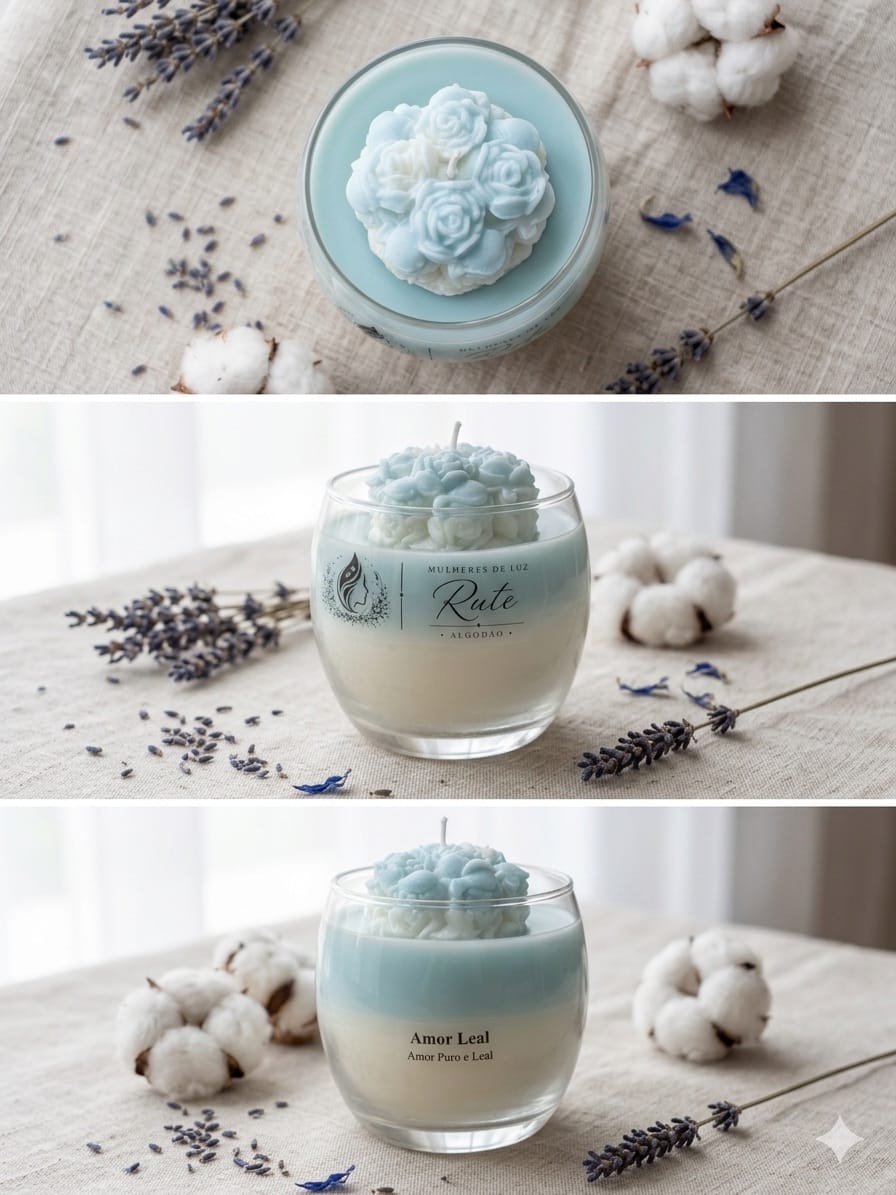 Vela Aromática Mulheres de Luz | Velas Decorativas Premium | Presente Sofisticado | Ana, Débora, Sara, Rute - Foto 3
