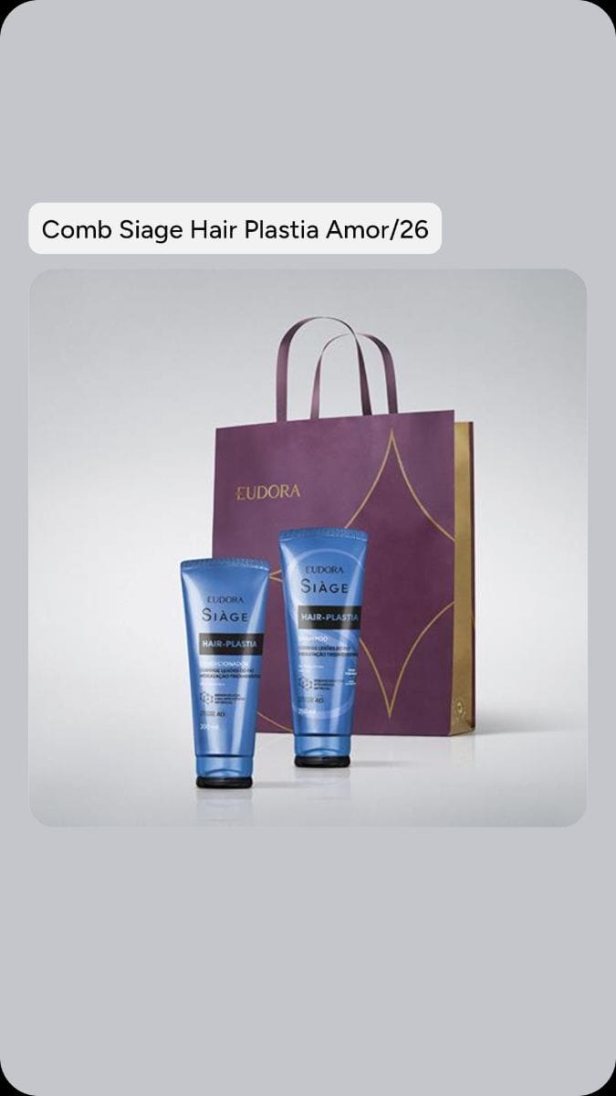 Kit shampoo e condicionador eudora - Foto 1