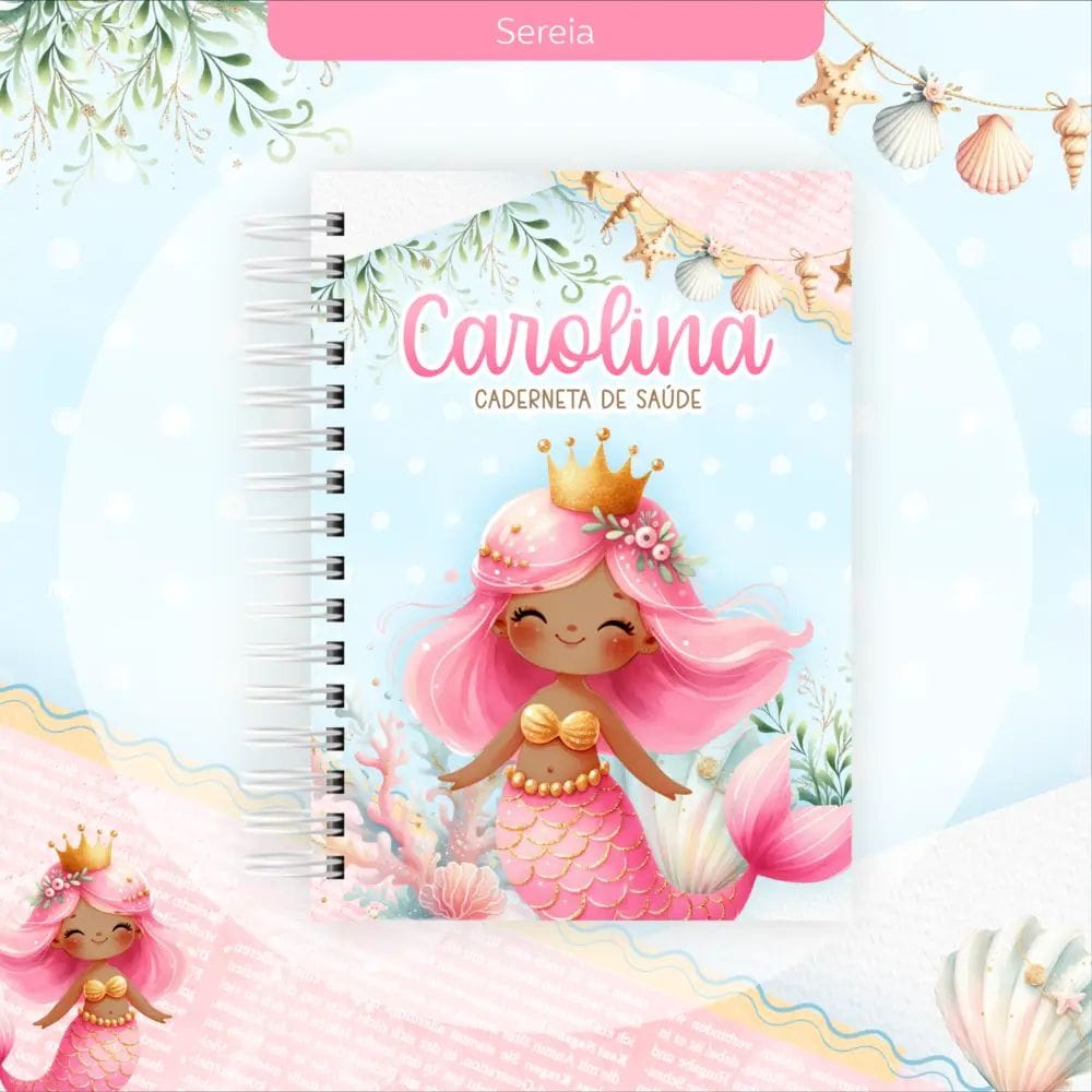 🌸 Caderneta de Vacinação Personalizada – Meninas 🌸 - Foto 1
