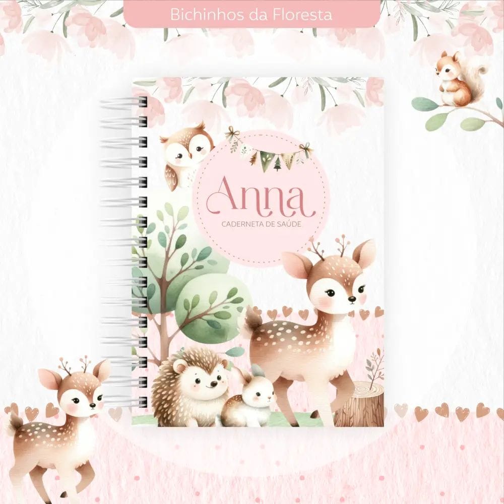 🌸 Caderneta de Vacinação Personalizada – Meninas 🌸 - Foto 3