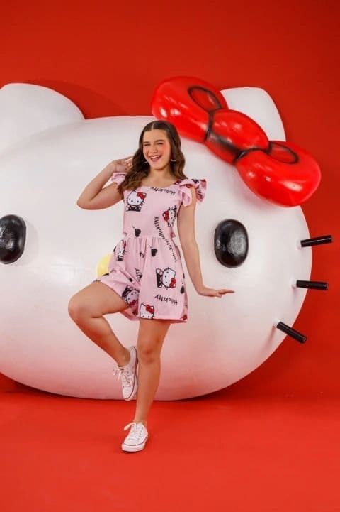 Macaquinho Agatha (Hello Kitty Rabisco) - Foto 3