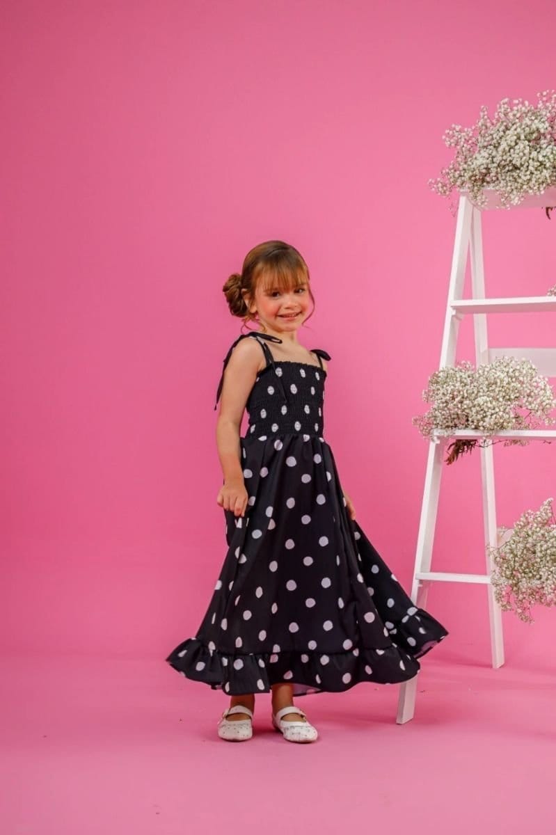 Vestido Amanda Midi (Póa Preto) - Foto 4