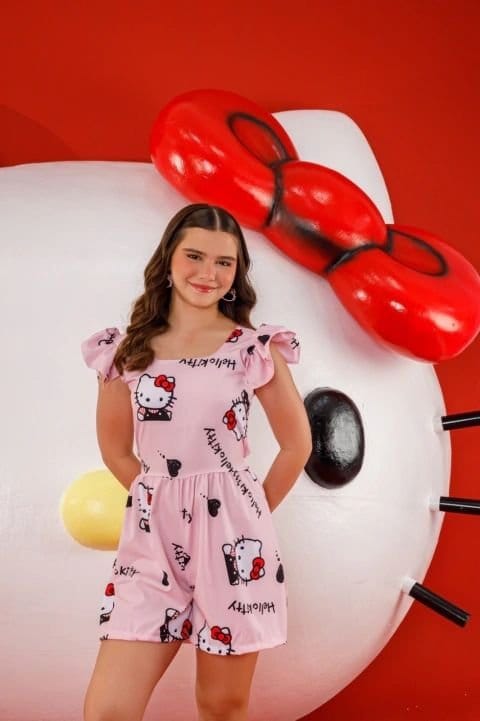 Macaquinho Agatha (Hello Kitty Rabisco) - Foto 4