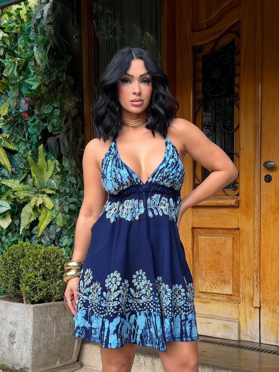 Vestido lenço curto - Foto 2