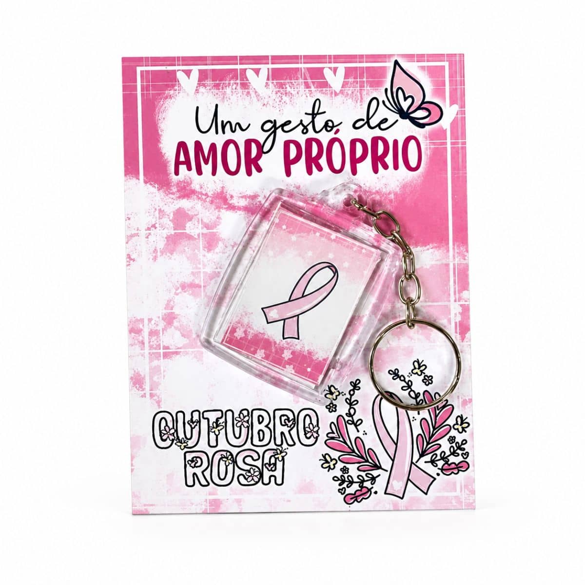 Card com chaveiro
