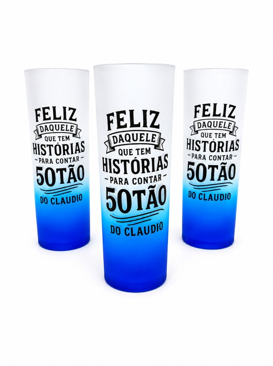 Copo azul degradê - Foto 1