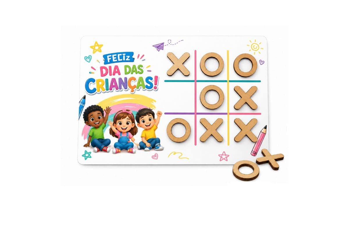 Jogo da velha mdf