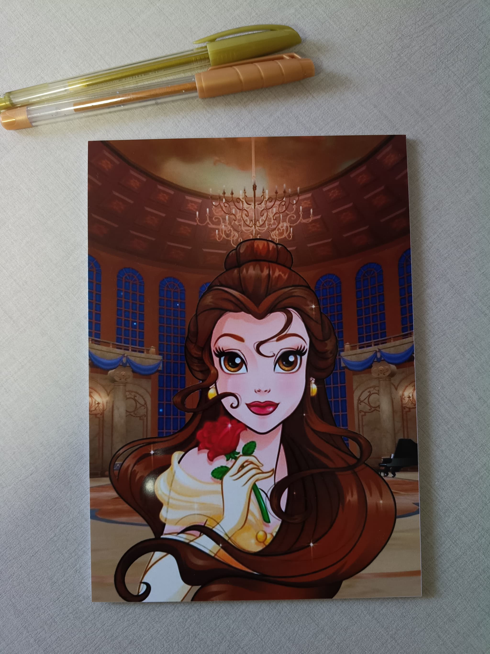 Papel Carta Bella Princesa ou Bloco de Anotações