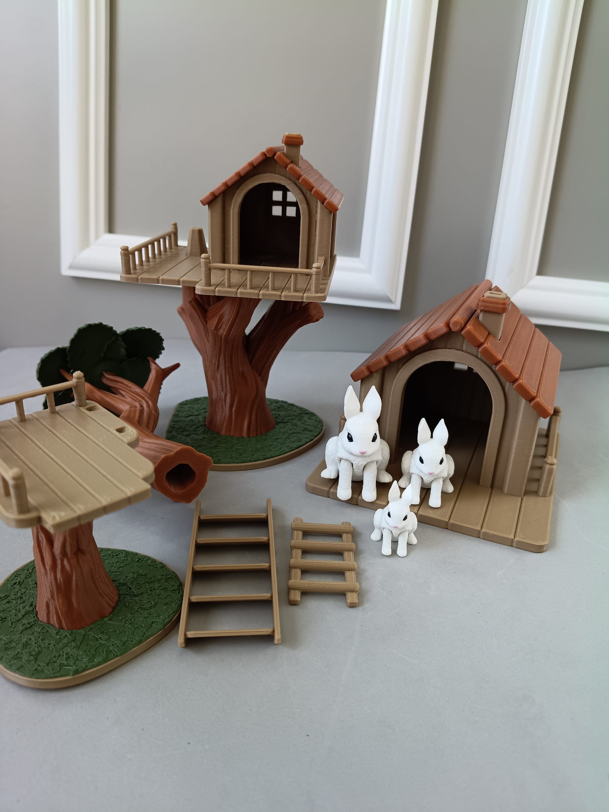Casa de Coelhos estilo Sylvanian - Foto 4
