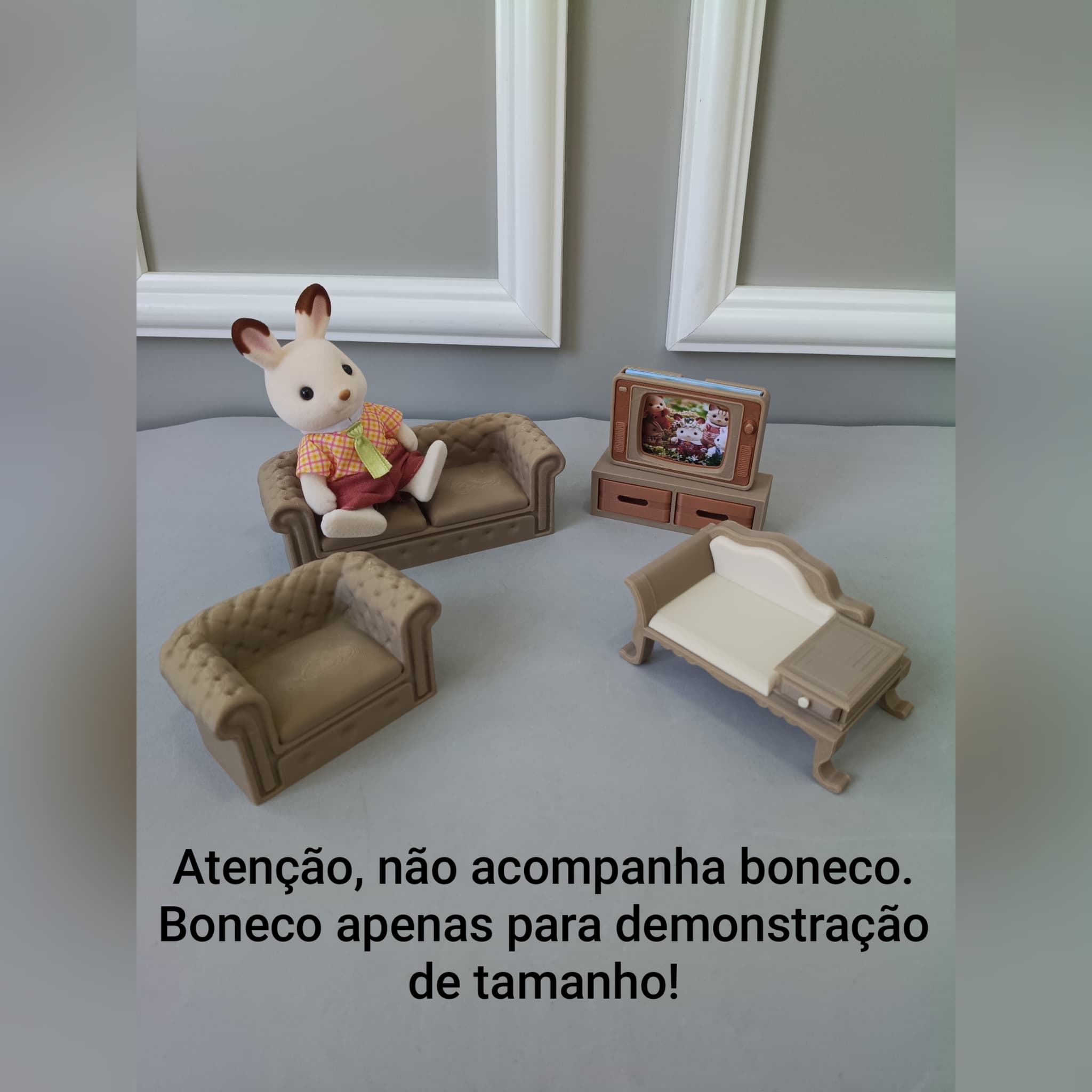 Sala para Sylvanian conjunto 3D