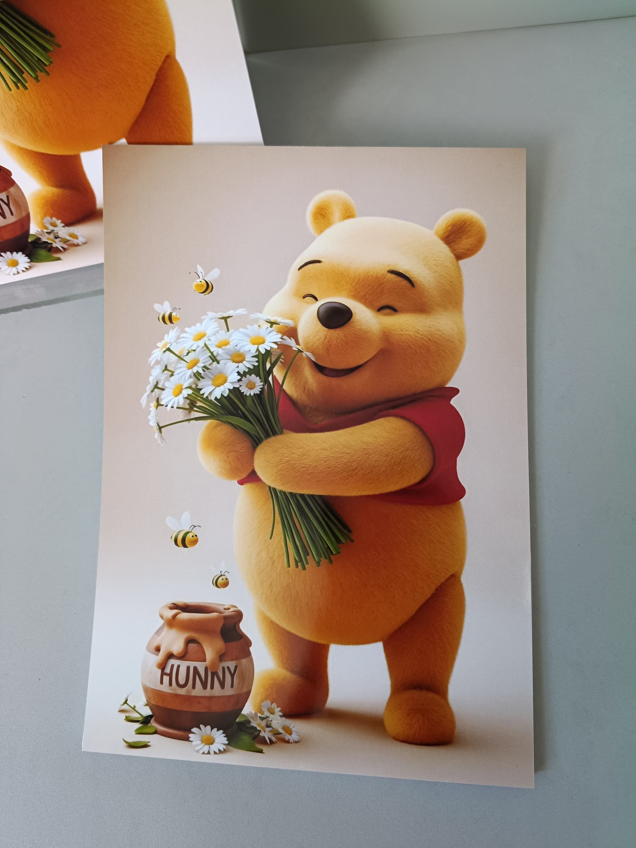 Papel Carta Ursinho Pooh ou Bloco de Anotações