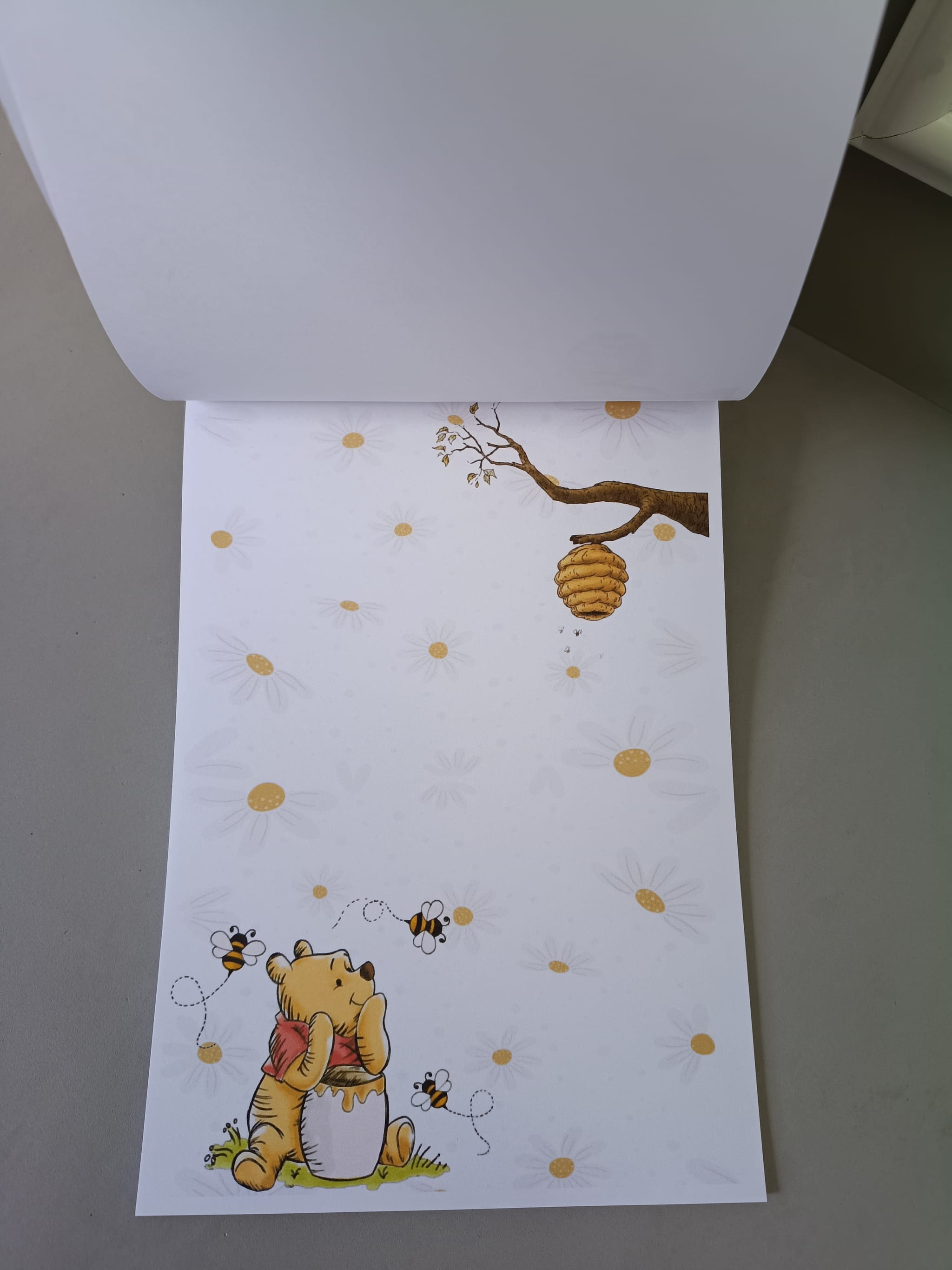Papel Carta Ursinho Pooh ou Bloco de Anotações - Foto 3