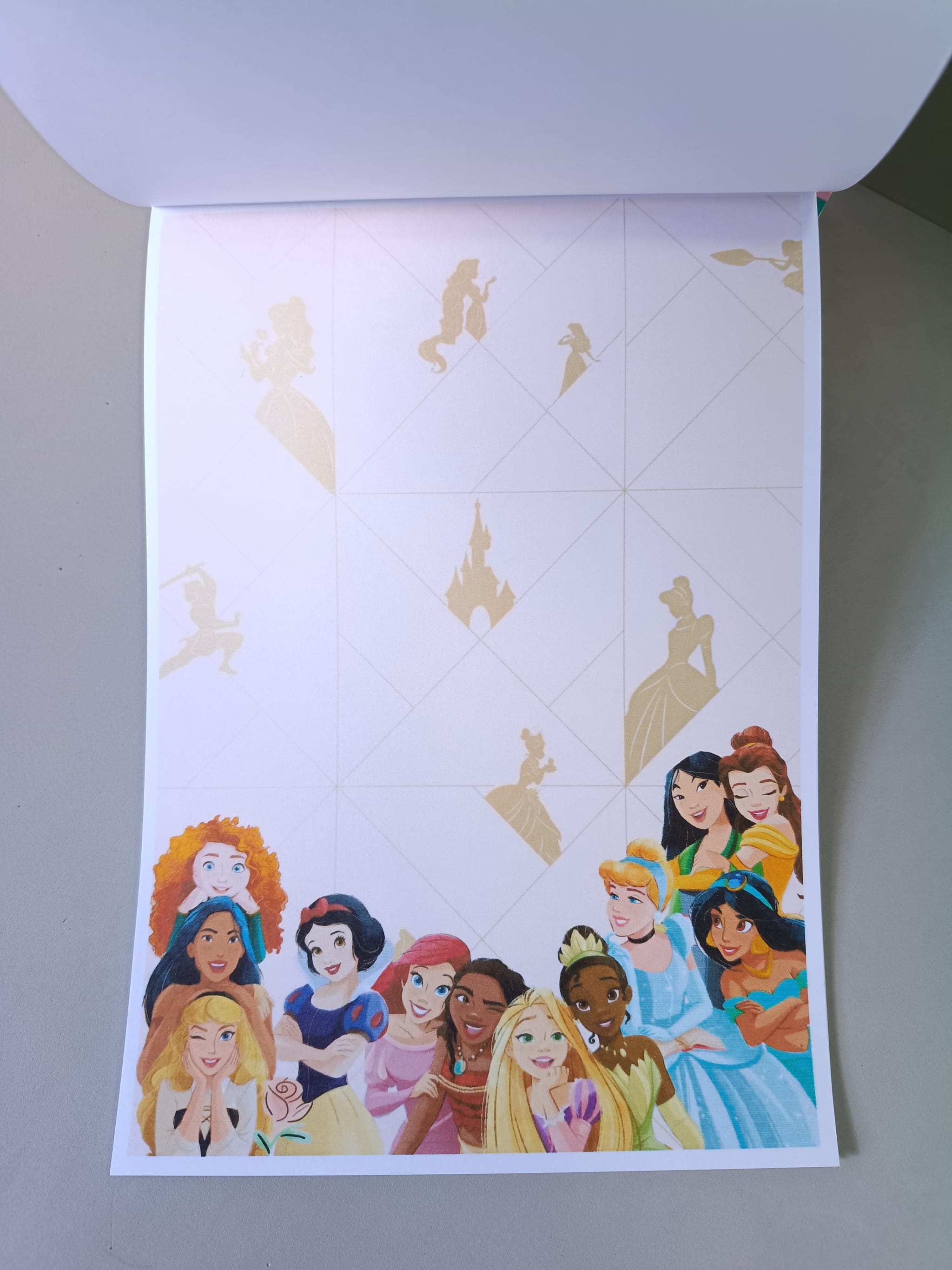 Papel Carta Princesas Disney ou Bloco de Anotações - Foto 3