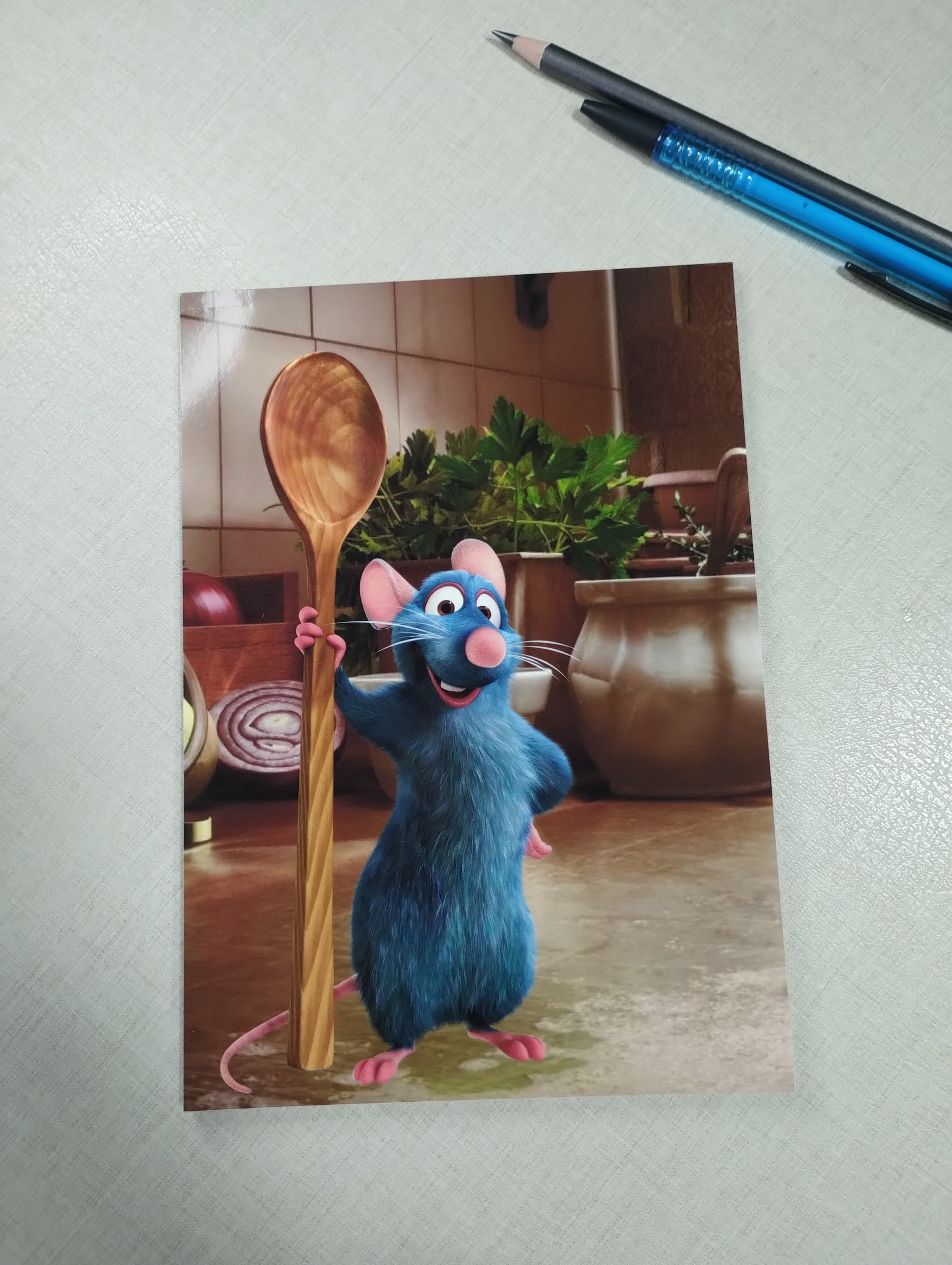 Papel Carta Ratatouille Remy ou Bloco de Anotações