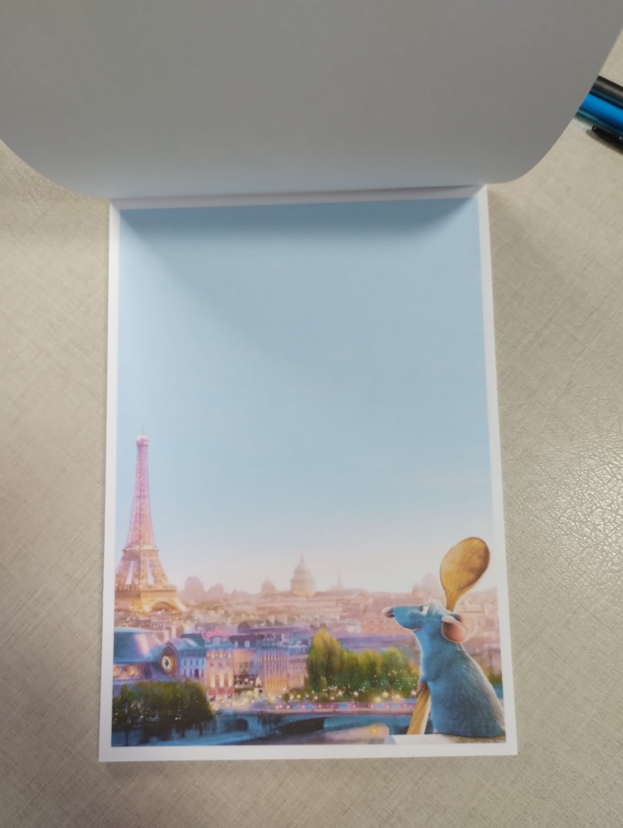 Papel Carta Ratatouille Remy ou Bloco de Anotações - Foto 3