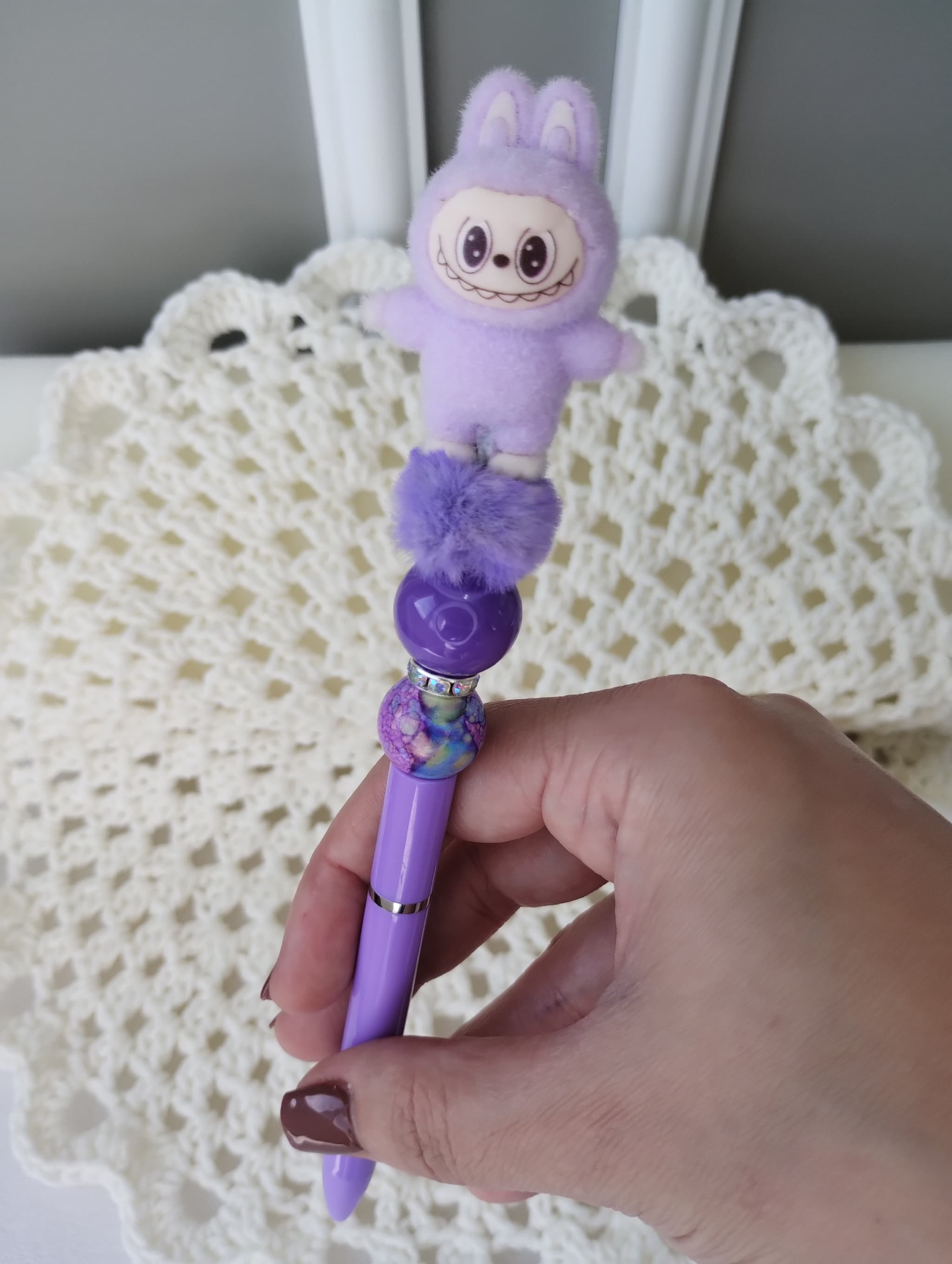 Caneta Labubu Lilás