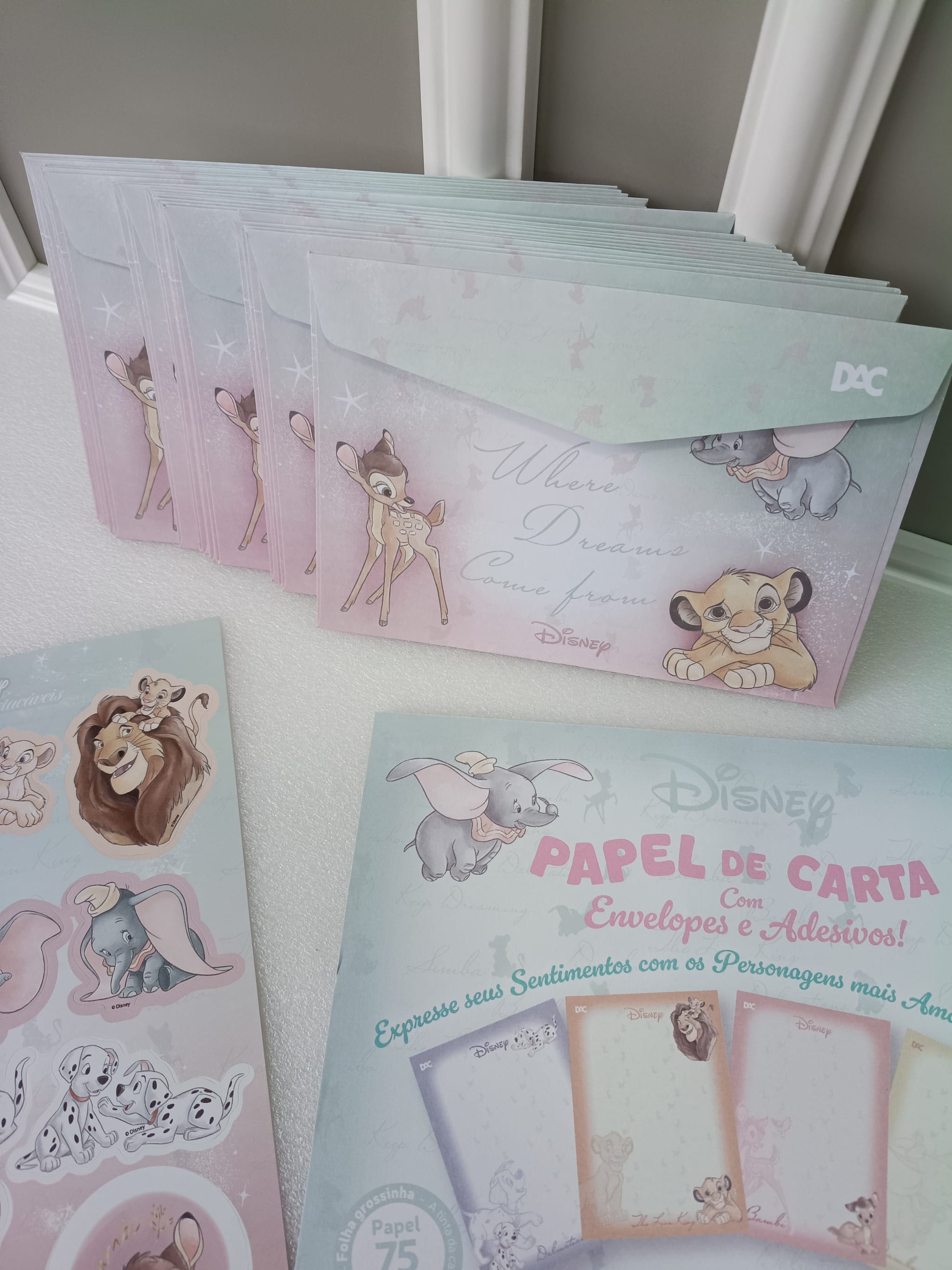 Papel Carta Disney Clássicos Kit DAC - Foto 3