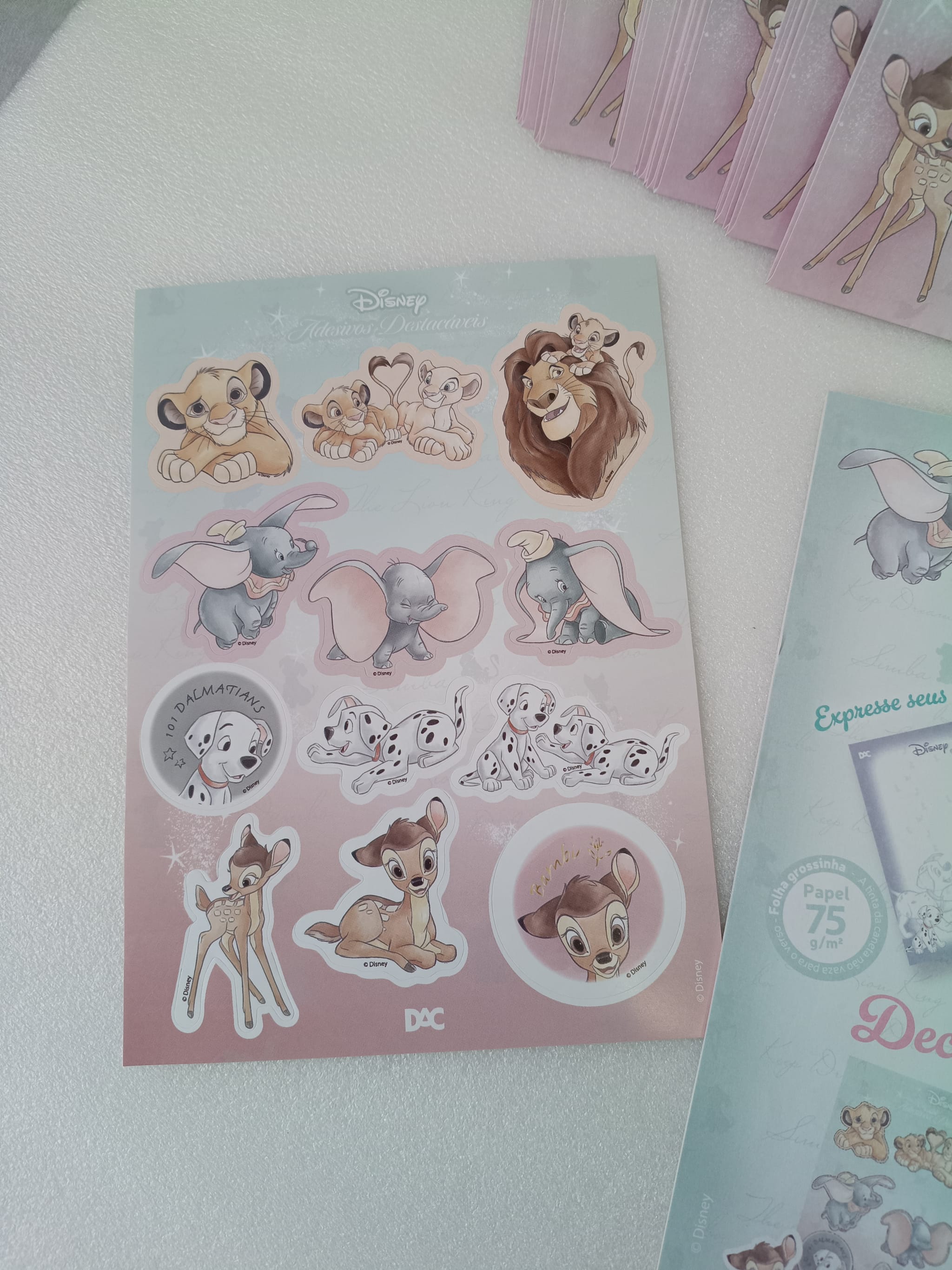 Papel Carta Disney Clássicos Kit DAC - Foto 4