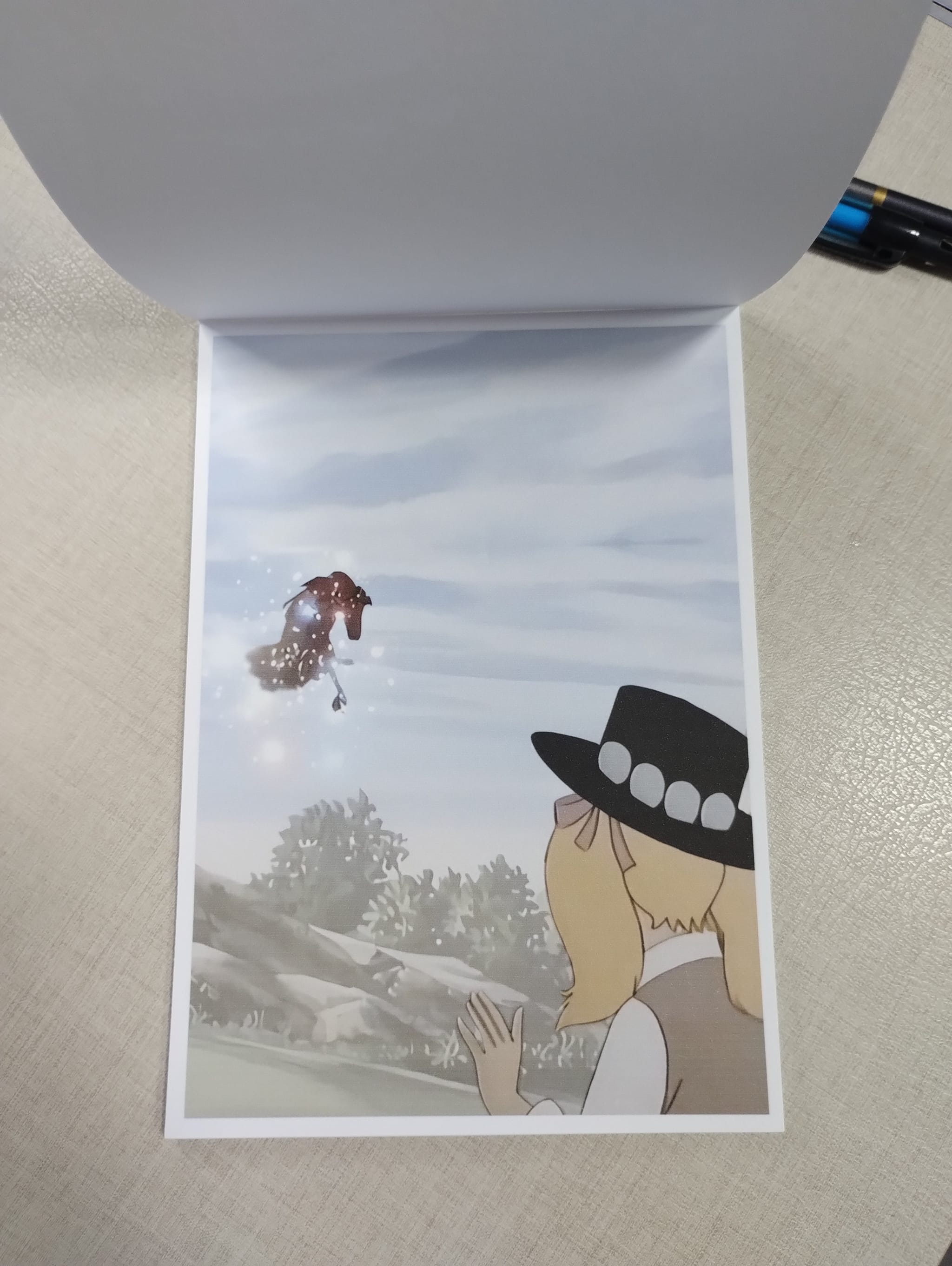 Papel Carta Sara e o Cavalo de Fogo ou Bloco de Anotações - Foto 3