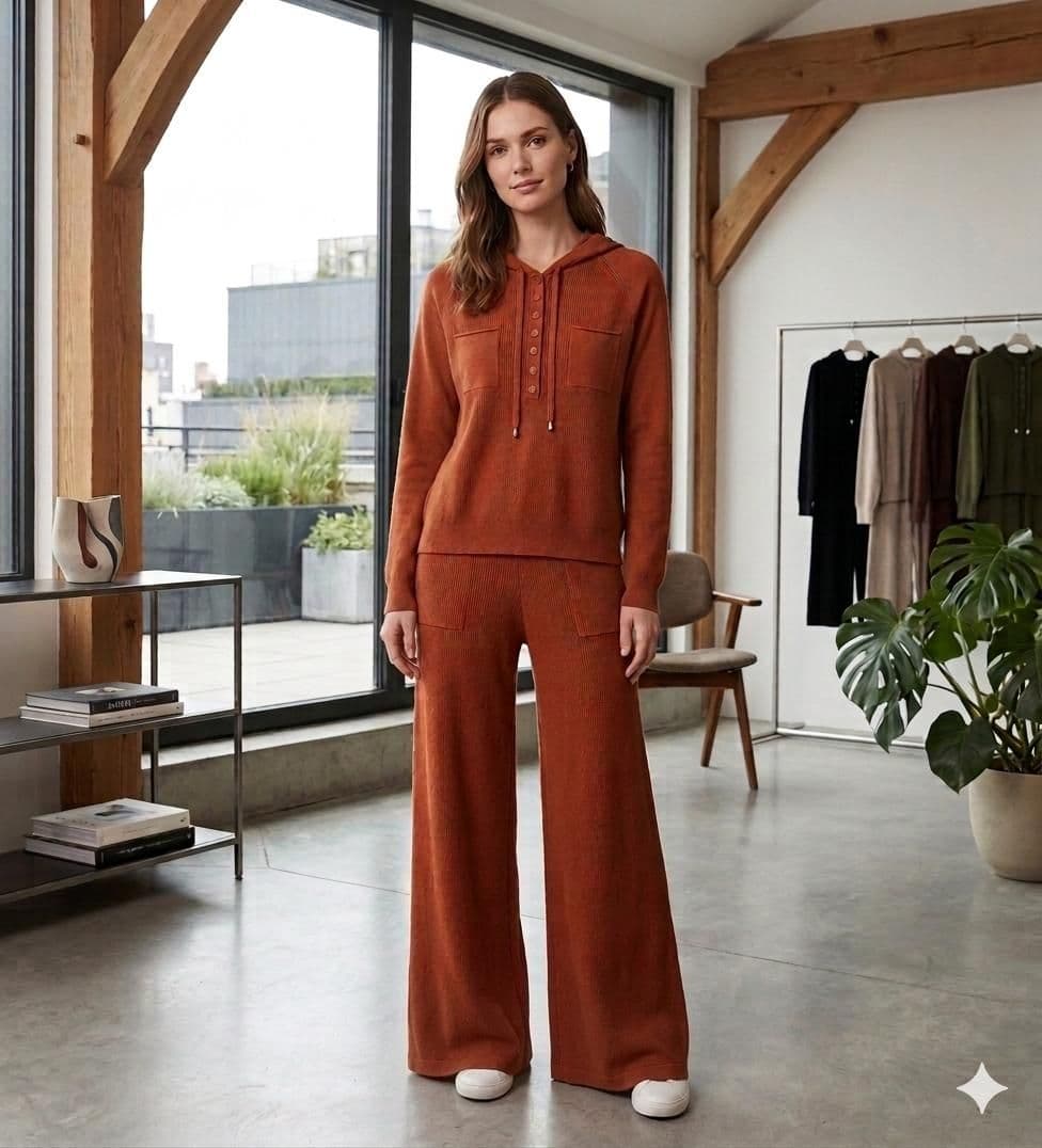 Conjunto em Tricô modal