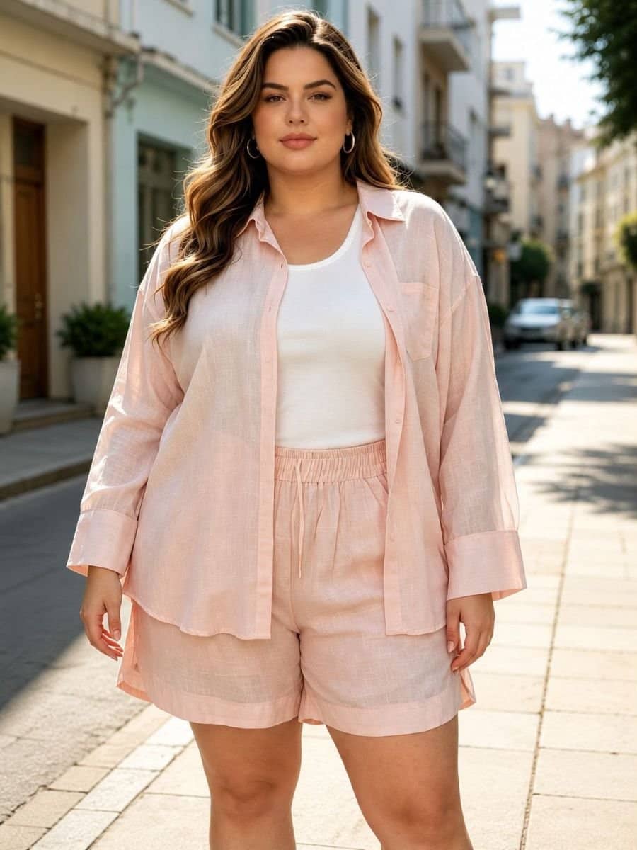 CONJUNTO LINHO PLUS SIZE