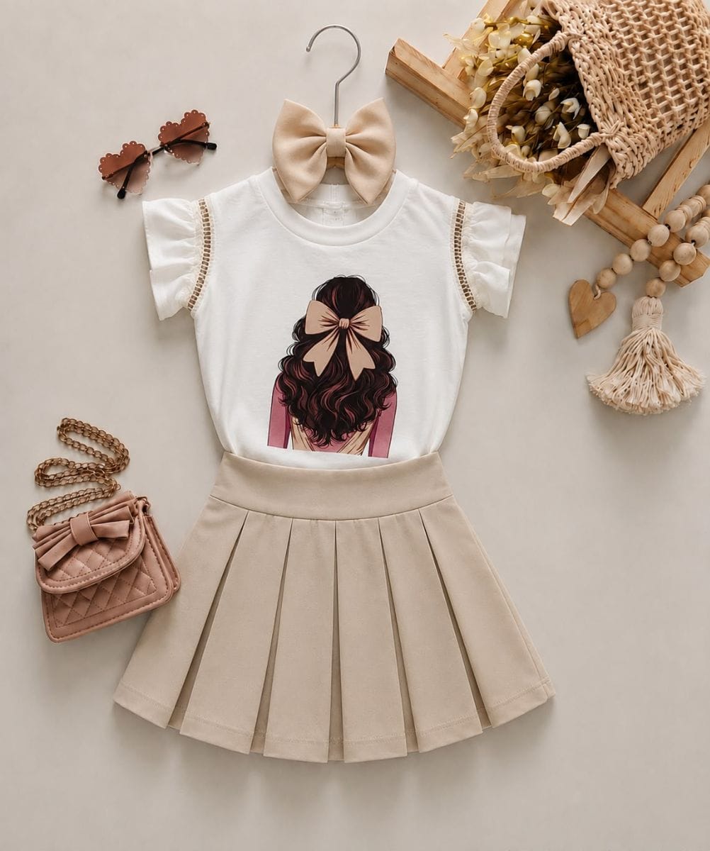 BLUSAS e SAIA DE PREGA - Foto 1