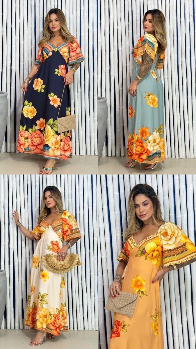 VESTIDO LONGO TYRA - Foto 1
